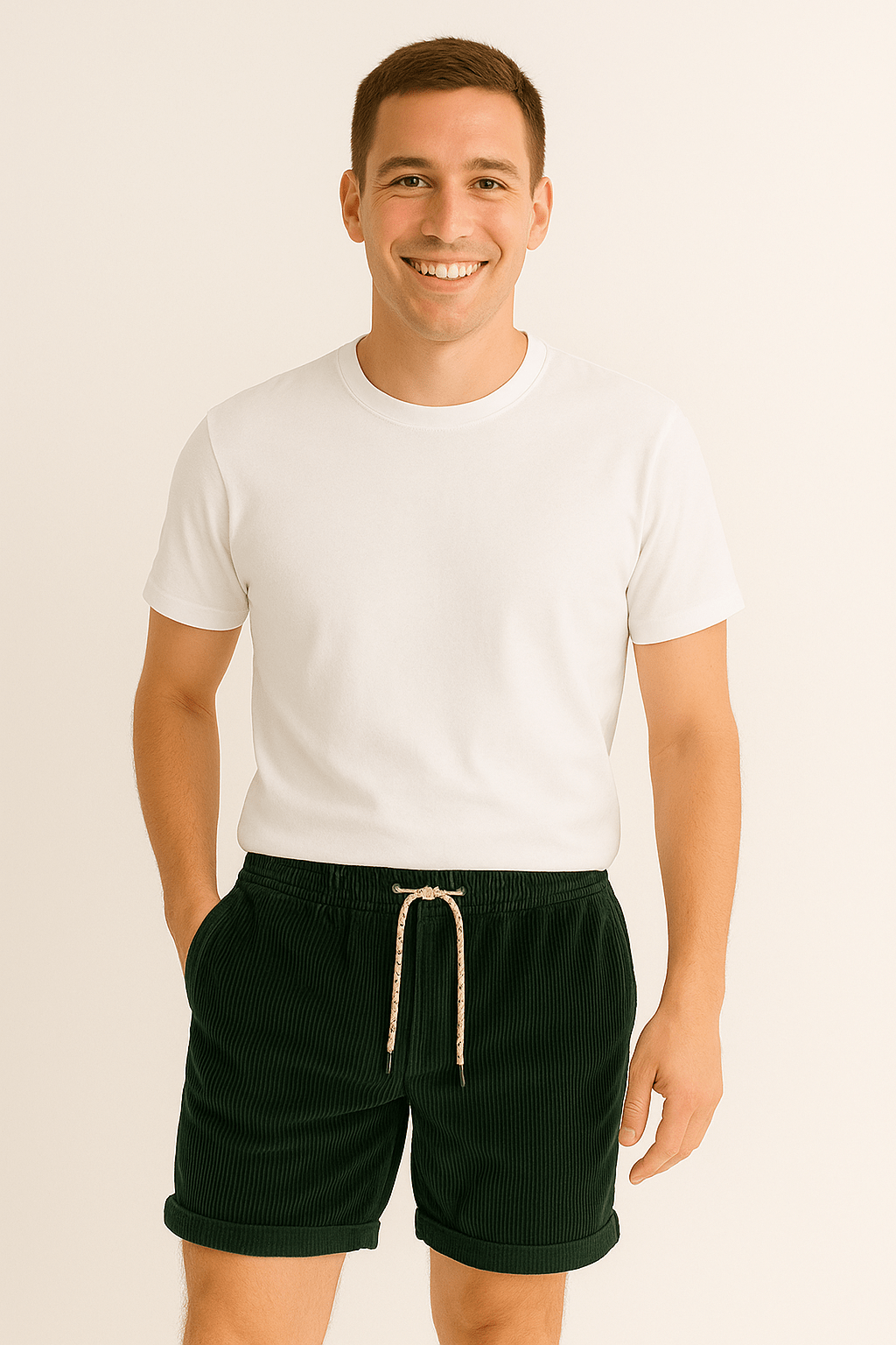Men's Corduroy Shorts | Casual Comfort
