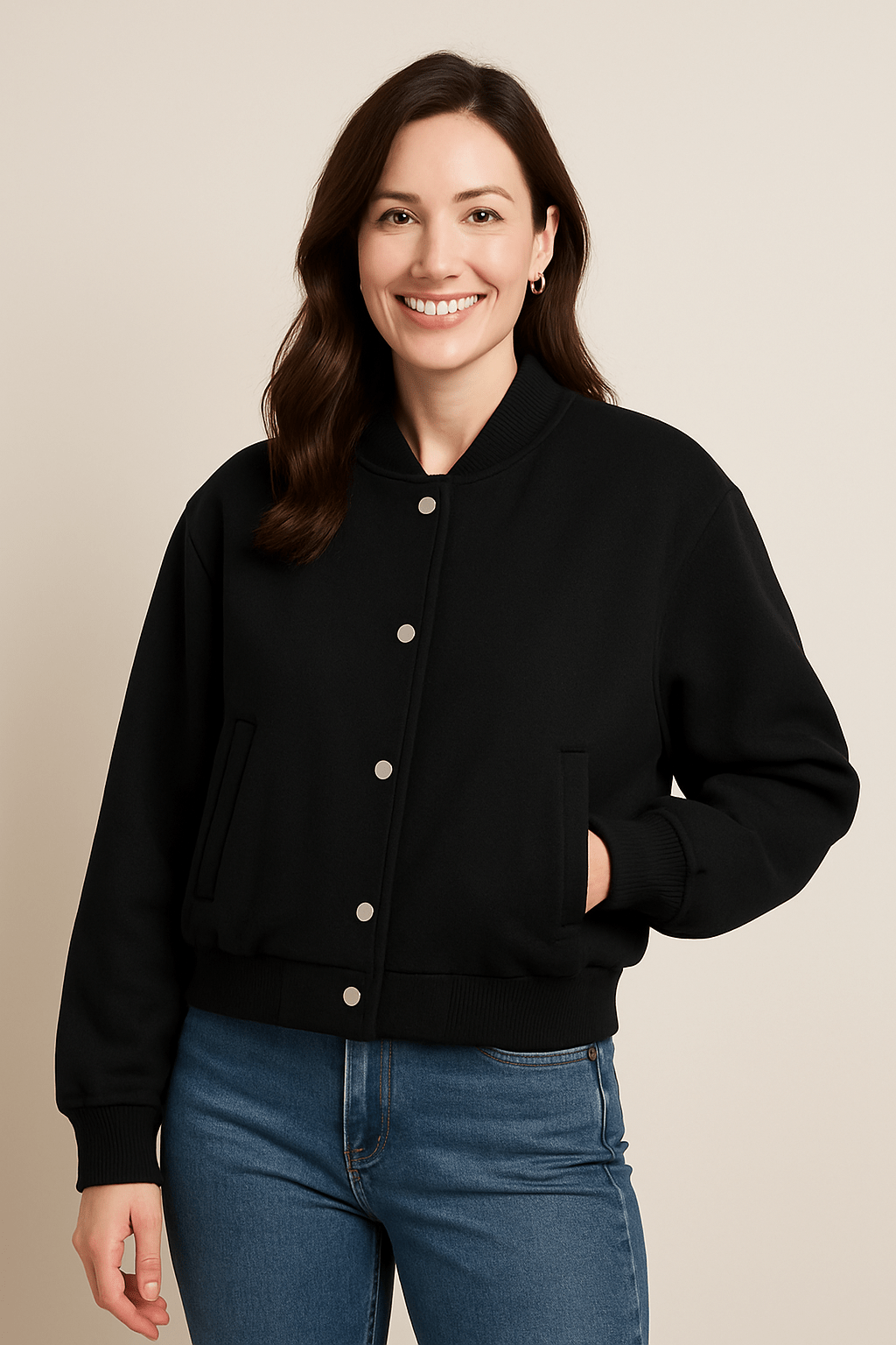 Gekürzte Bomberjacke für Frauen | Sportlich & Stilvoll