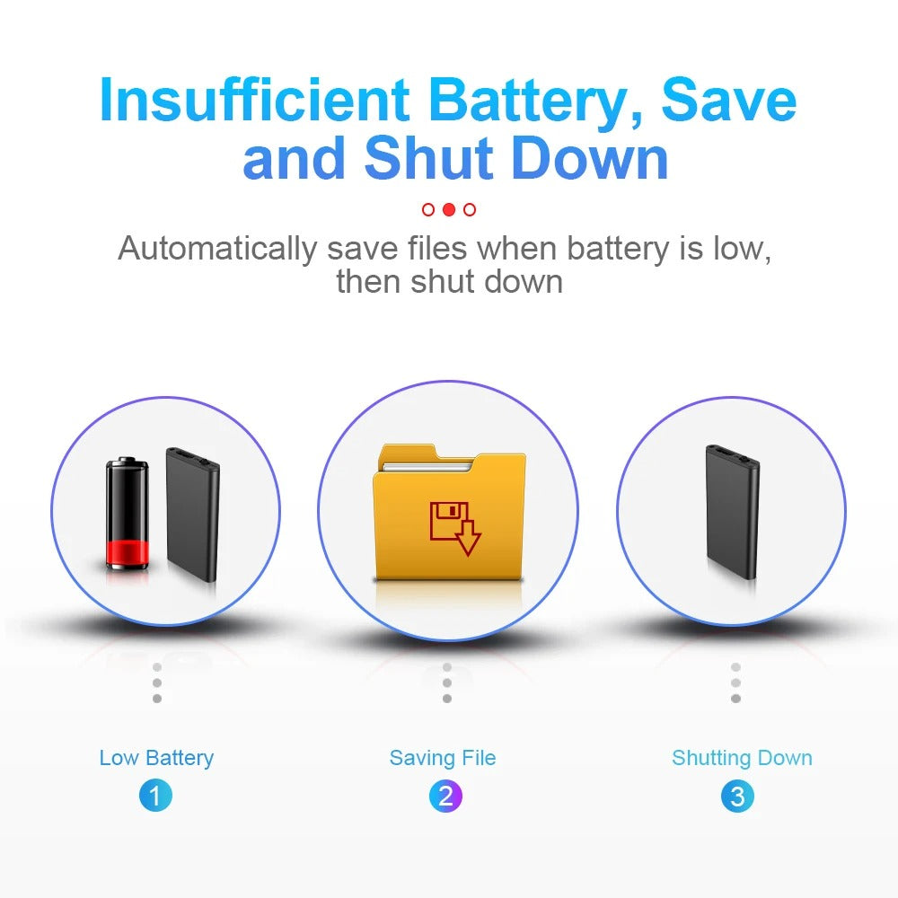 Le plus petit enregistreur vocal avec une qualité de 384 kbps 