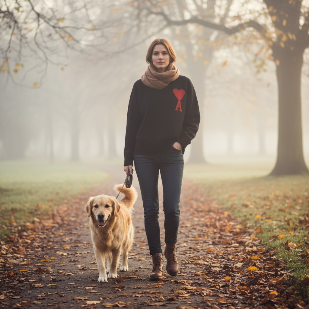 Sweter damski z motywem serca – styl i wygoda