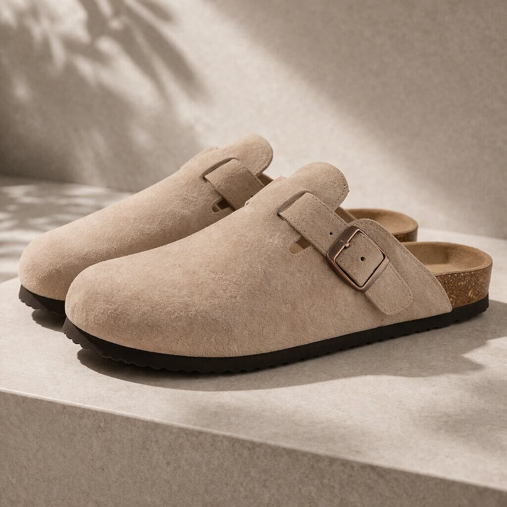 Orthopedic slippers for women & men | Suede clogs | Sandals | Suedara