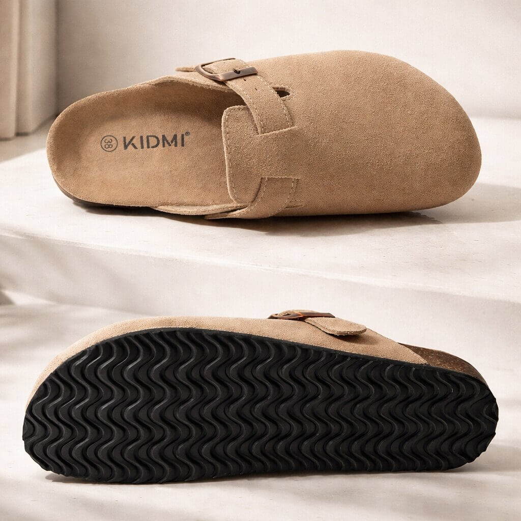 Orthopedic slippers for women & men | Suede clogs | Sandals | Suedara