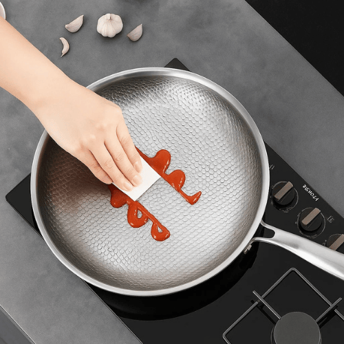Pan for Induction & Gas | Uncoated Titanium Pan | Bratix