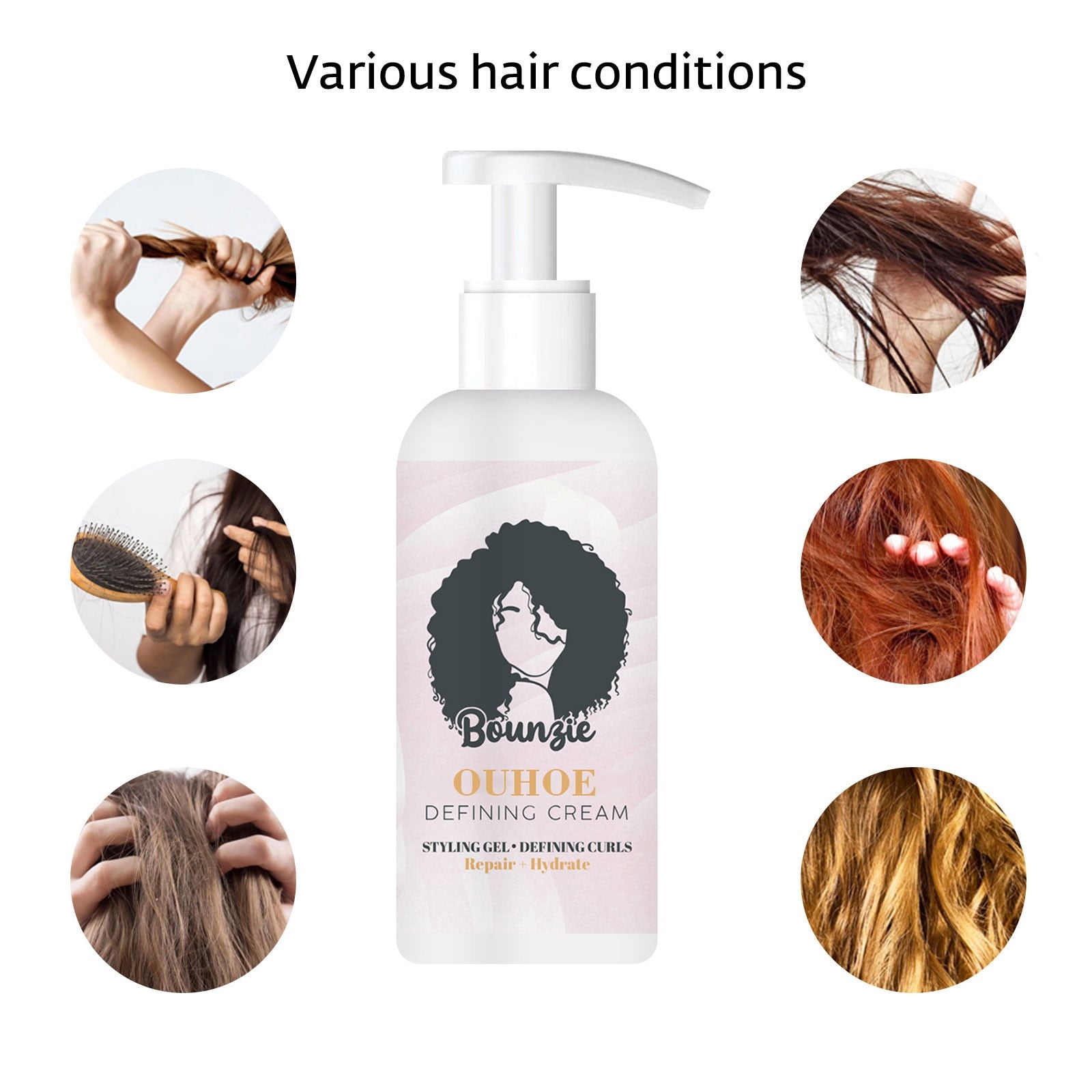 BounzieCurls Hair Strengthening Curl Cream | Buy One Get One Free!