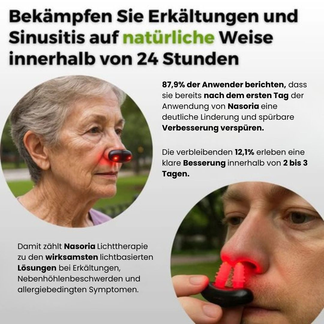 Red Light Nasal Device | Light Therapy Nose | Nasal Therapy Device | Nasoria