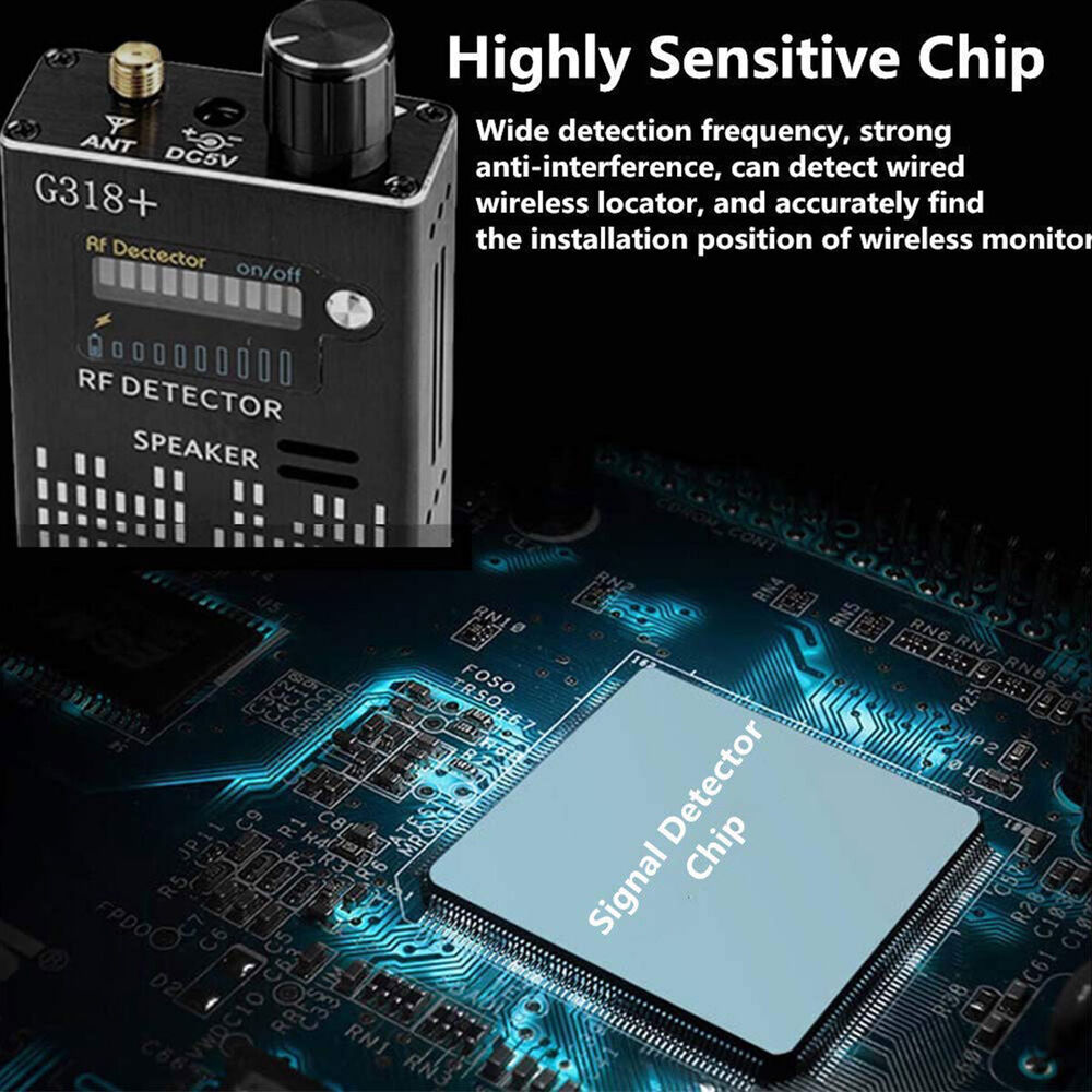 Ripob | Spy Signal Detector, RF Detector, Hidden Camera, Laser Lens, GSM-GPS Device Finder