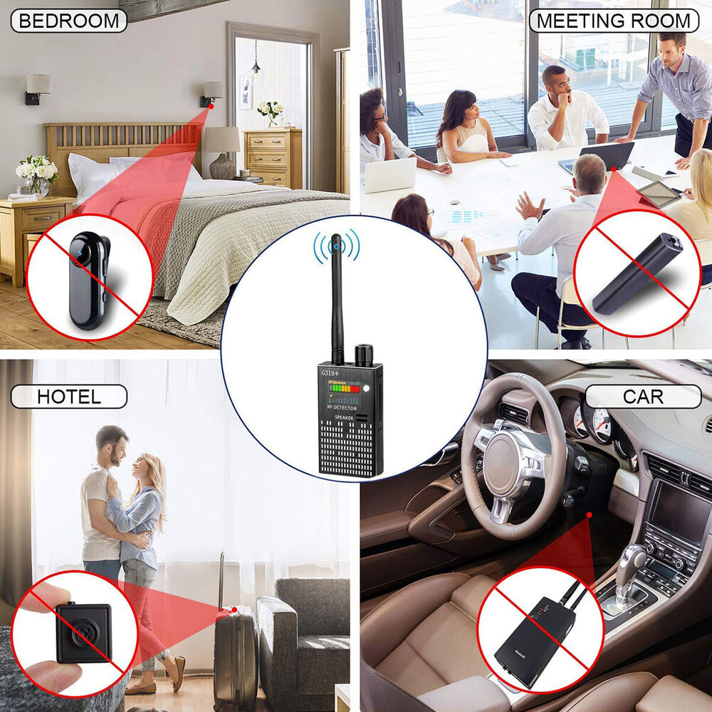 Ripob | Spy Signal Detector, RF Detector, Hidden Camera, Laser Lens, GSM-GPS Device Finder