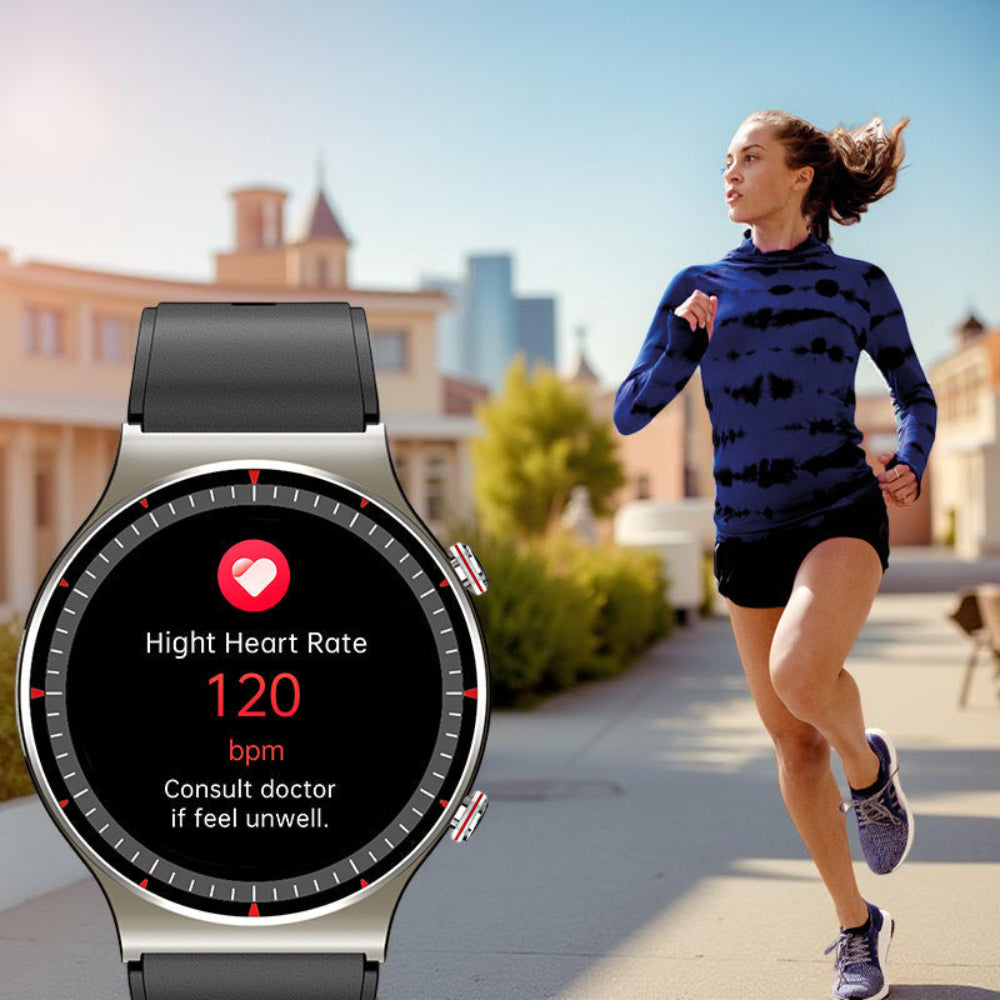 Smartwatch mit EKG Blutdruck Sauerstoffmonitor