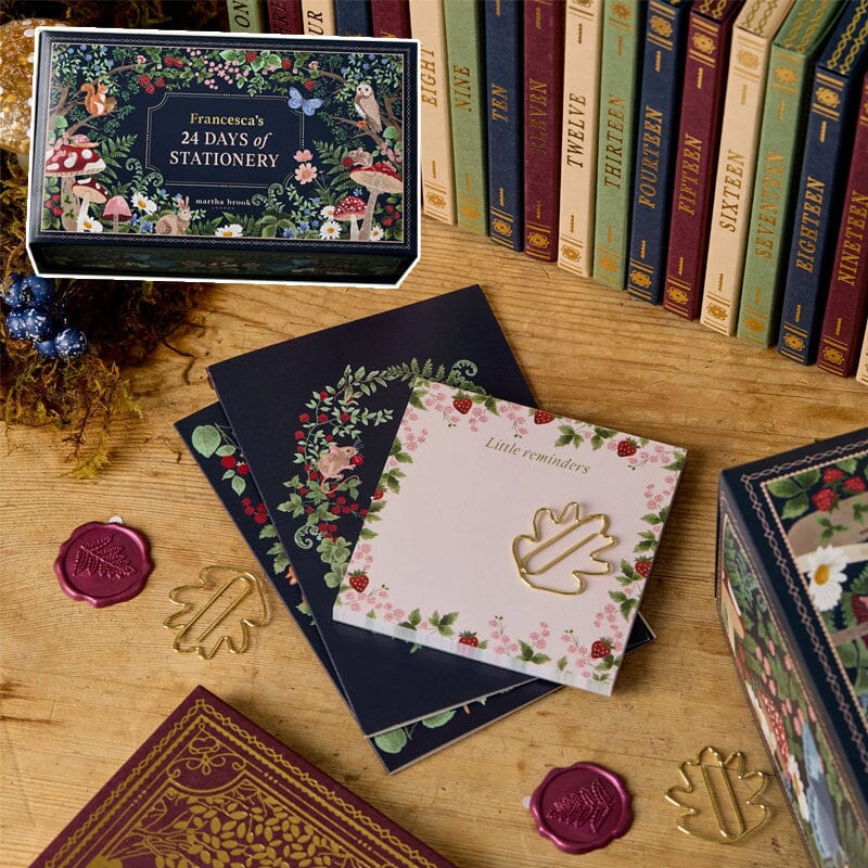 24-Day Stationery Advent Calendar - Winter Forest Design