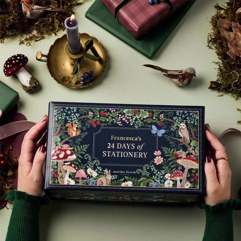 24-Day Stationery Advent Calendar - Winter Forest Design