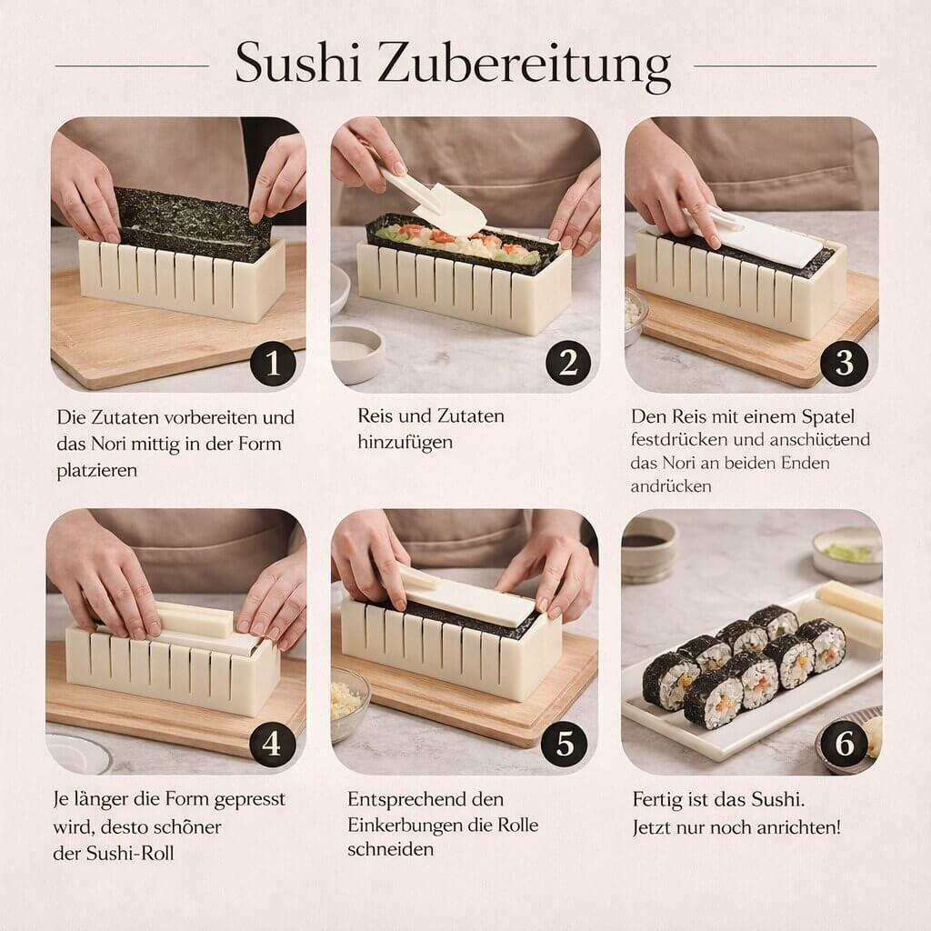 Stellen Sie Ihr eigenes Sushi-Set zusammen | Sushi Maker | Reisara