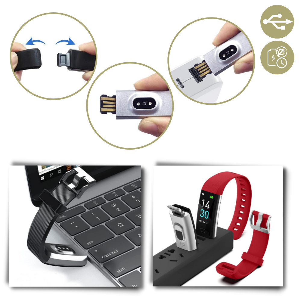 Ripob | Senioren Smartwatch | Herzfrequenz & Blutdruck Immer im Blick