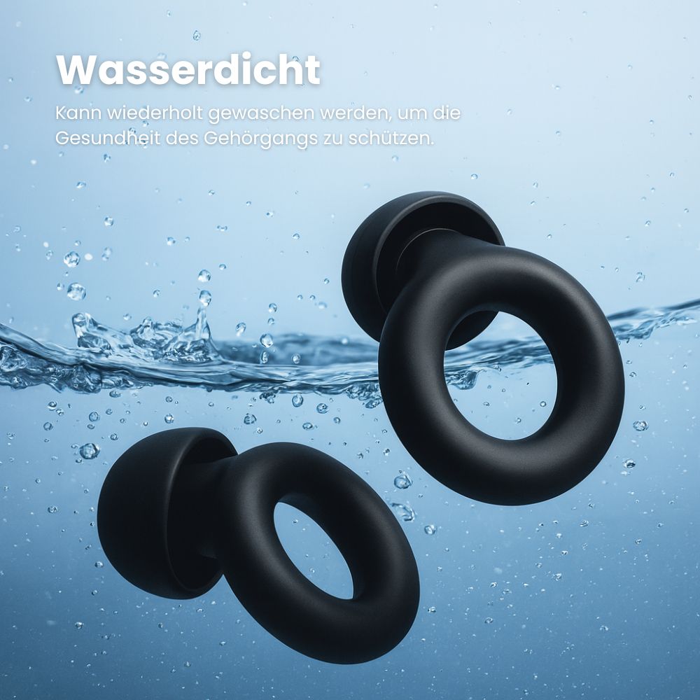 Silicone earplugs for hearing protection during sleep, work, concerts & airplanes | SilentPlug