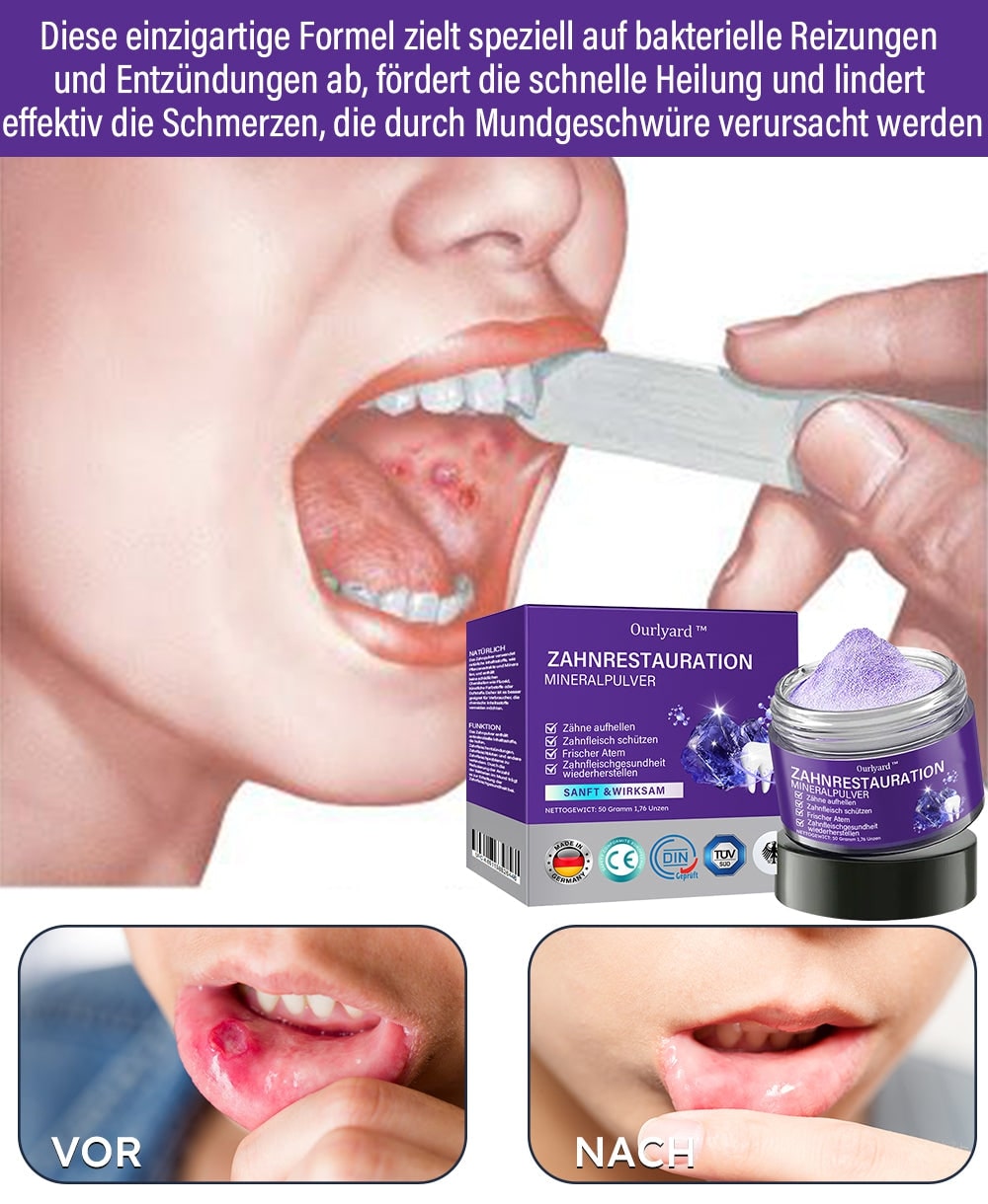 Mineral-Pulver für die Zahnpflege | Stärkt & schützt Zähne | SmileProtection