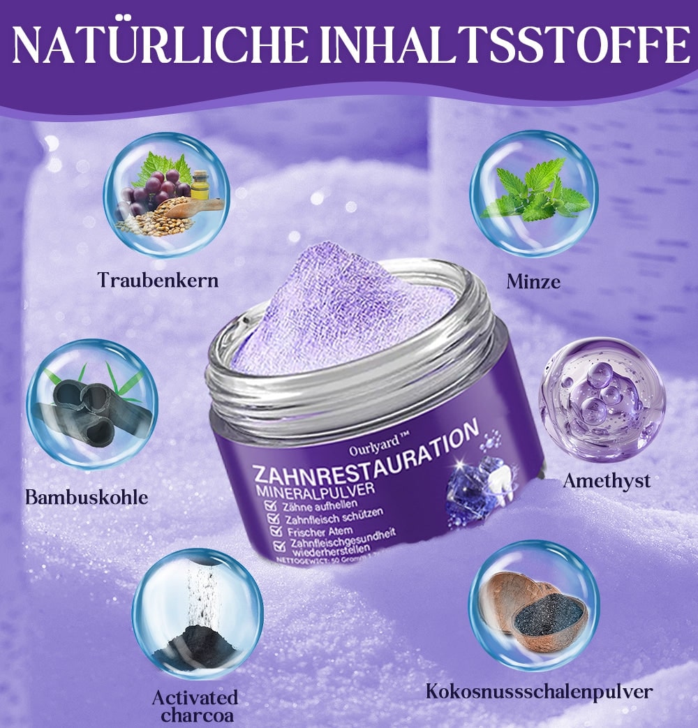 Mineral-Pulver für die Zahnpflege | Stärkt & schützt Zähne | SmileProtection