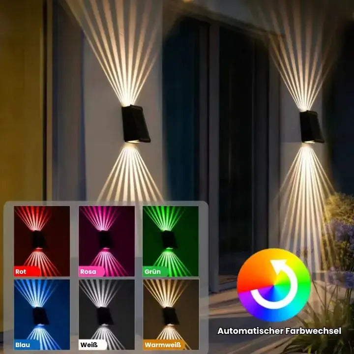 Solar Light for Garden & Balcony | Garden Lighting with Color Change | Solar Lamps for Outdoor Use | SolarLumen