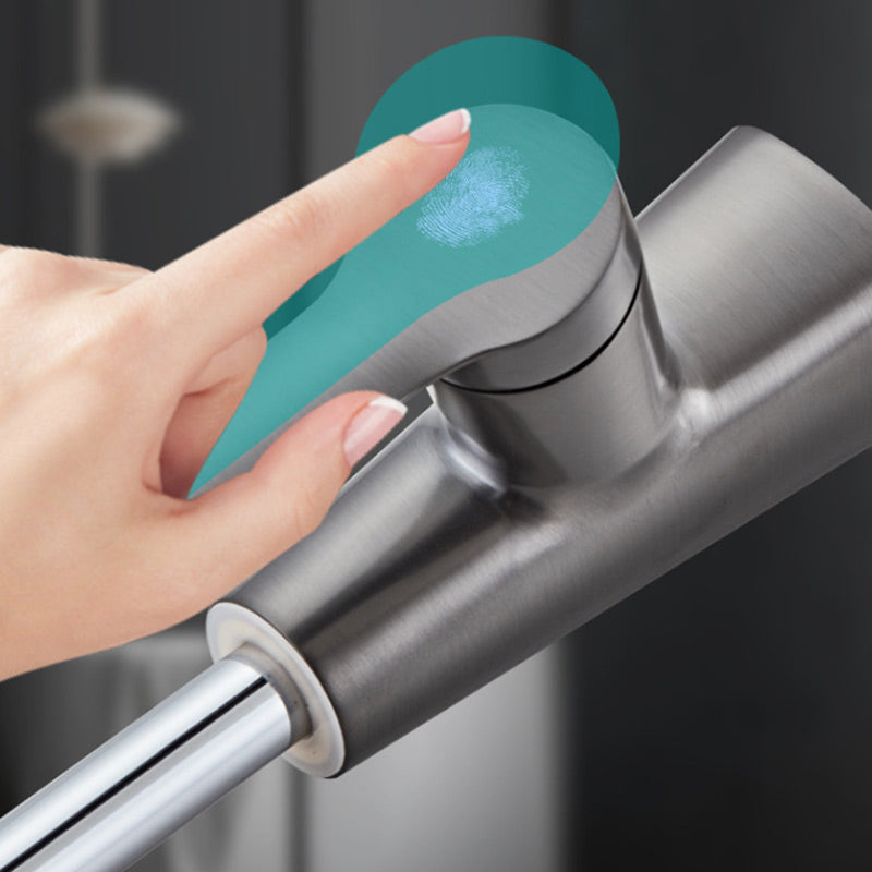 1-Loch Spültischarmatur mit ausziehbarem Sprühkopf