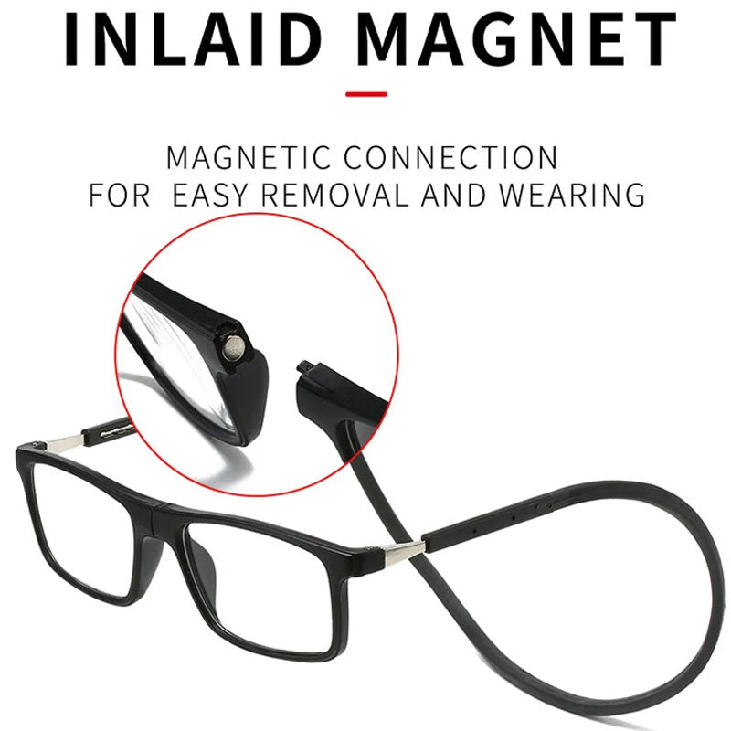 Ripob | Magnetic Neck-Hanging Anti-Loss Anti-Blue Light Reading Glasses