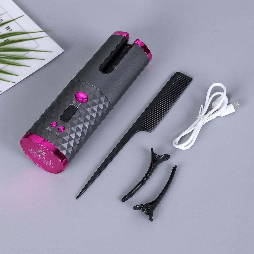 Automatic curling iron | Cordless curling wand | Hair styling tool | StyliWave