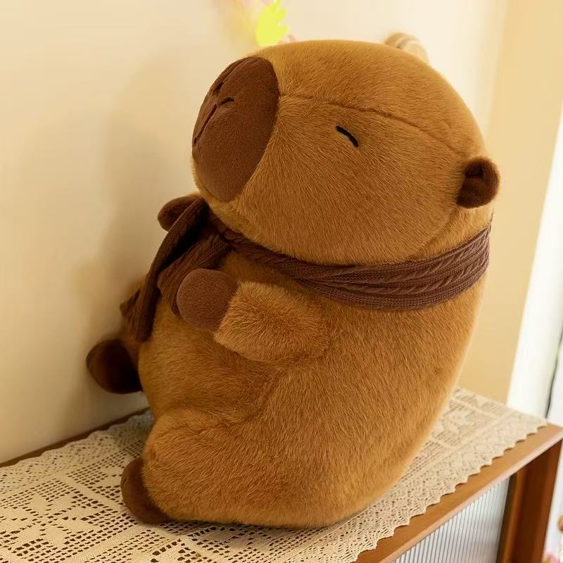 Süßes Capybara Plüschspielzeug | Stofftier für Babys, Kinder und Erwachsene | CuddleCapy