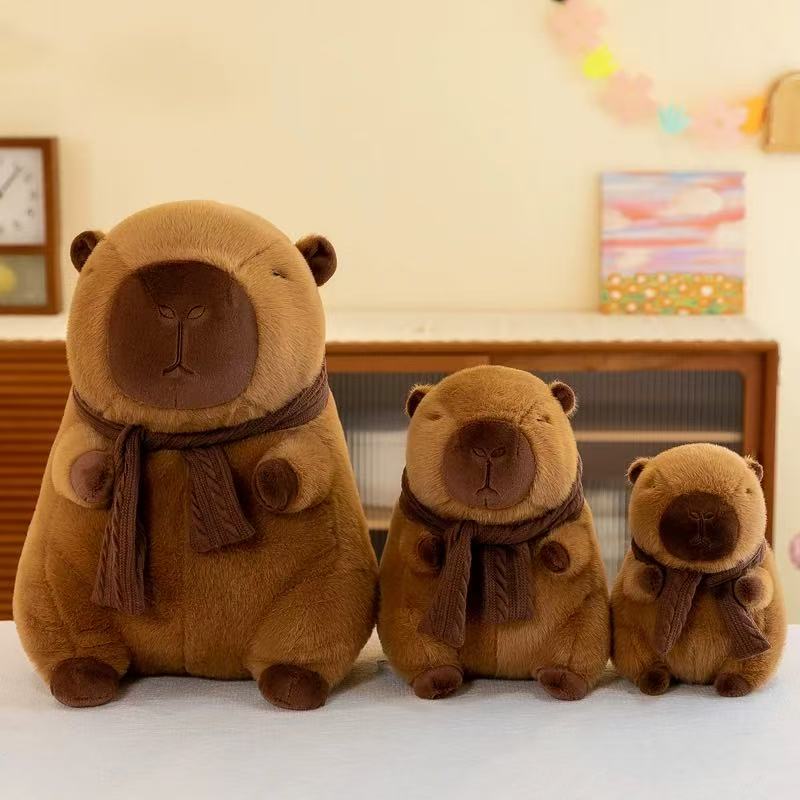 Süßes Capybara Plüschspielzeug | Stofftier für Babys, Kinder und Erwachsene | CuddleCapy