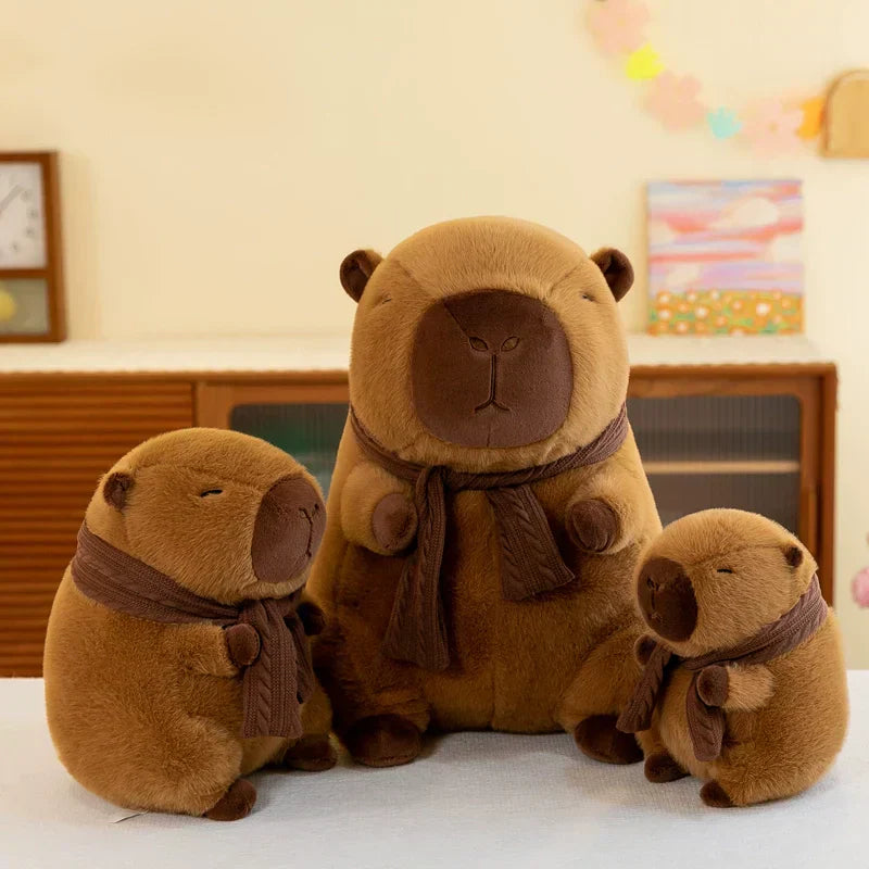 Süßes Capybara Plüschspielzeug | Stofftier für Babys, Kinder und Erwachsene | CuddleCapy