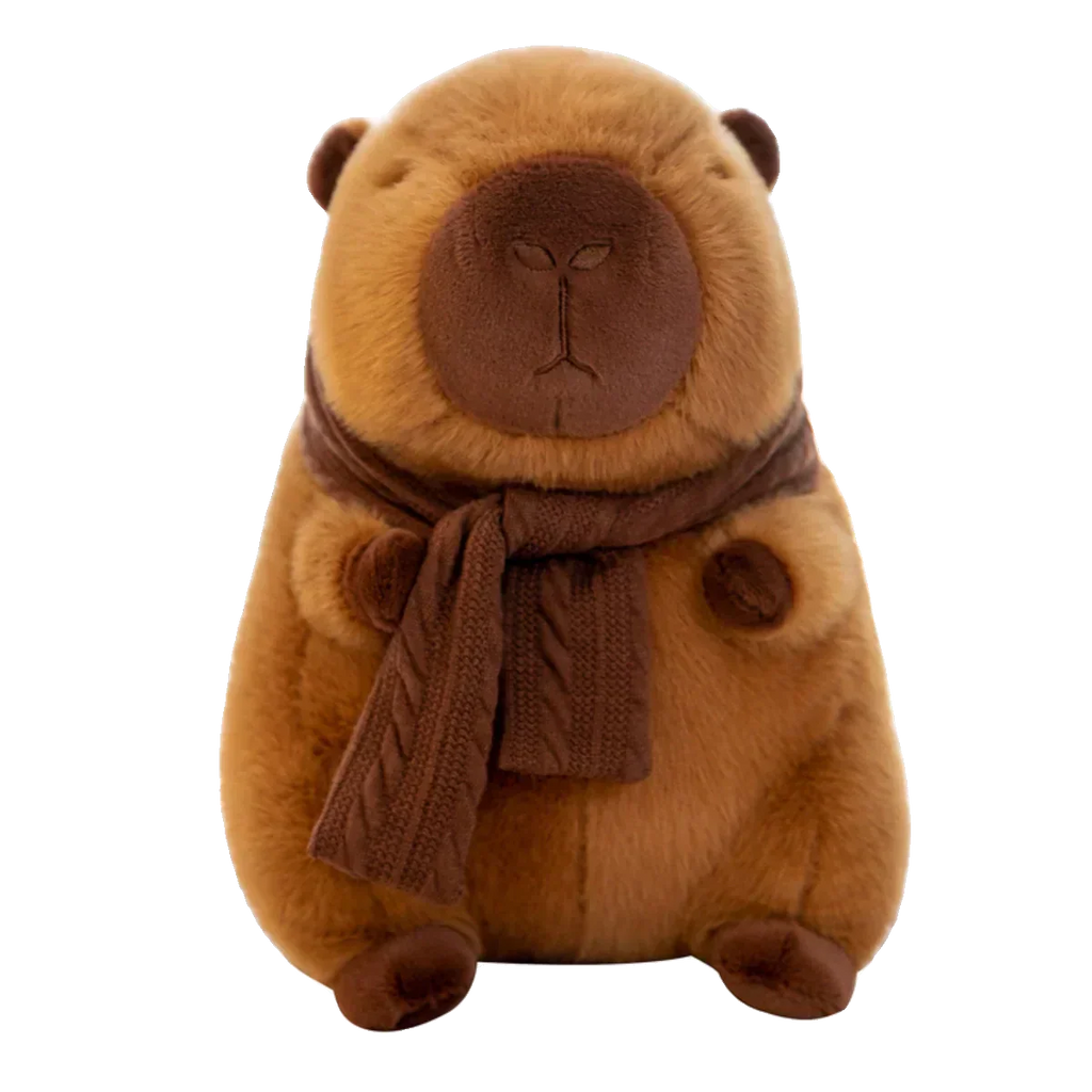 Süßes Capybara Plüschspielzeug | Stofftier für Babys, Kinder und Erwachsene | CuddleCapy
