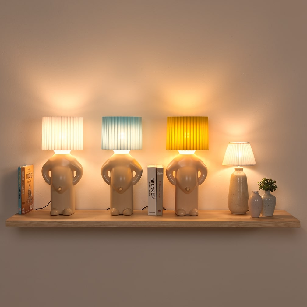 Humorvolle Tischlampe | LED Nachttischlampe | Schreibtischlampe | PeekaLume