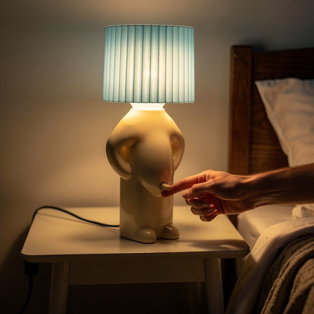 Humorvolle Tischlampe | LED Nachttischlampe | Schreibtischlampe | PeekaLume