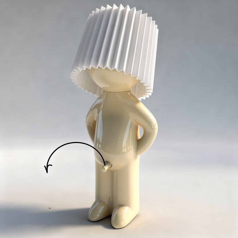 Humorvolle Tischlampe | LED Nachttischlampe | Schreibtischlampe | PeekaLume