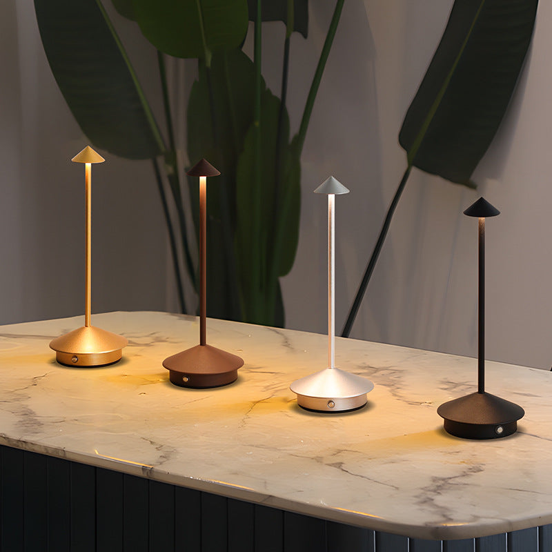 Table lamp with battery | Wireless table lamp | Dimmable lamp with touch | Lunelle