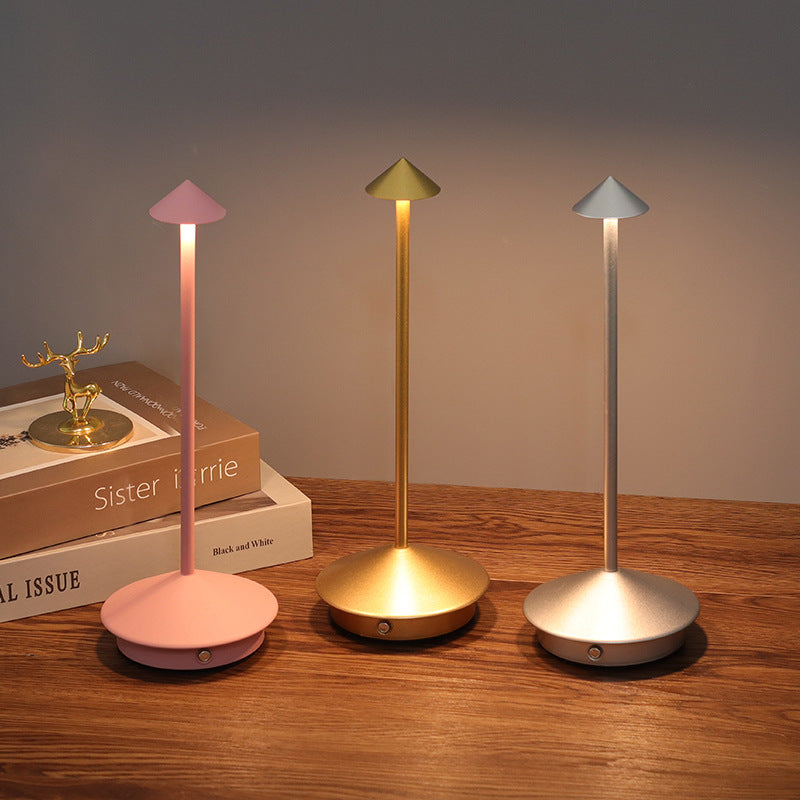 Table lamp with battery | Wireless table lamp | Dimmable lamp with touch | Lunelle