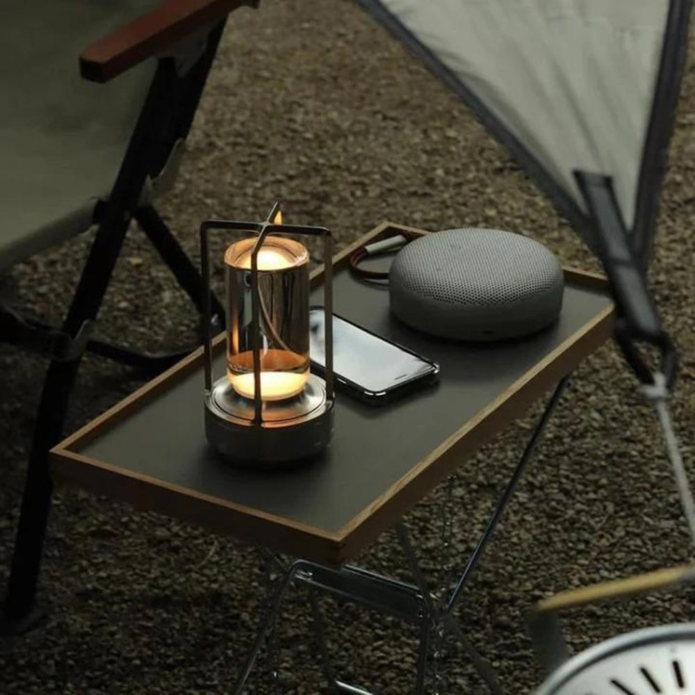 Tischlampe mit Akku | Moderne LED Tischlampe | Laternenlampe | NordicLight