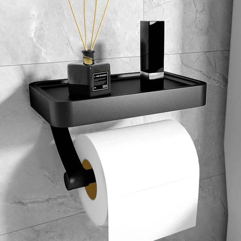 Toilettenpapierhalter aus Edelstahl | Toilettenpapierhalter mit Stauraum | WC-Rollenhalter | Rollix