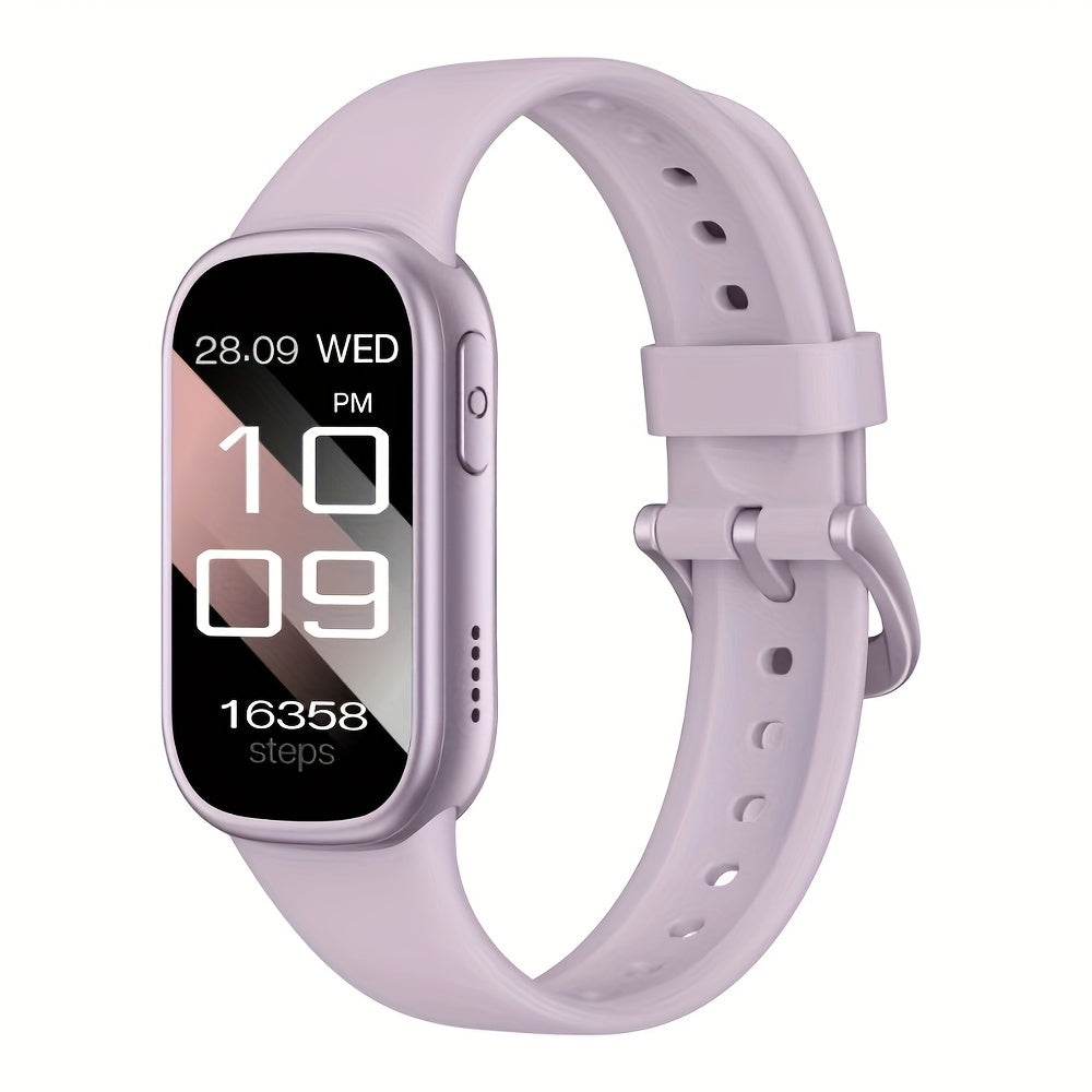 Waterproof smartwatch with silicone strap fitness watch