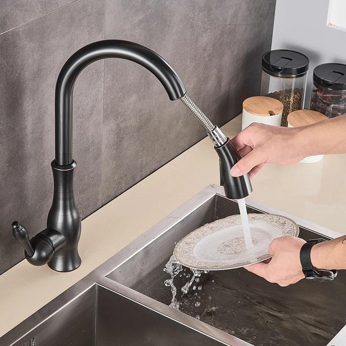 Küchenarmatur | Ausziehbare Küchenarmatur | Spültischarmatur | AquaKraft