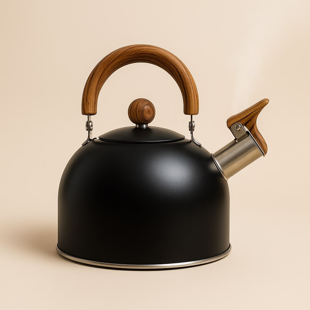 Induction & Stove Water Kettle | Stainless Steel Teapot in Retro Look | Kessora