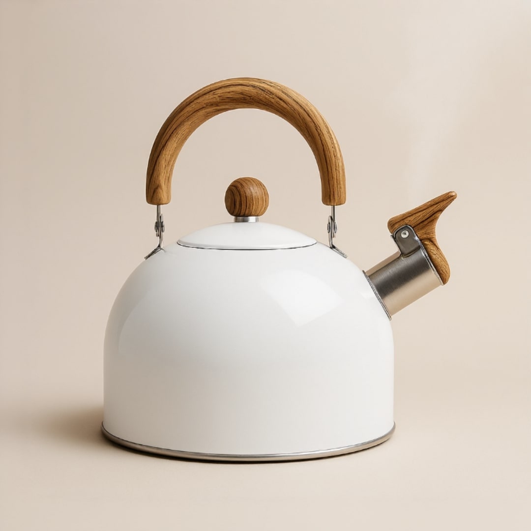 Induction & Stove Water Kettle | Stainless Steel Teapot in Retro Look | Kessora