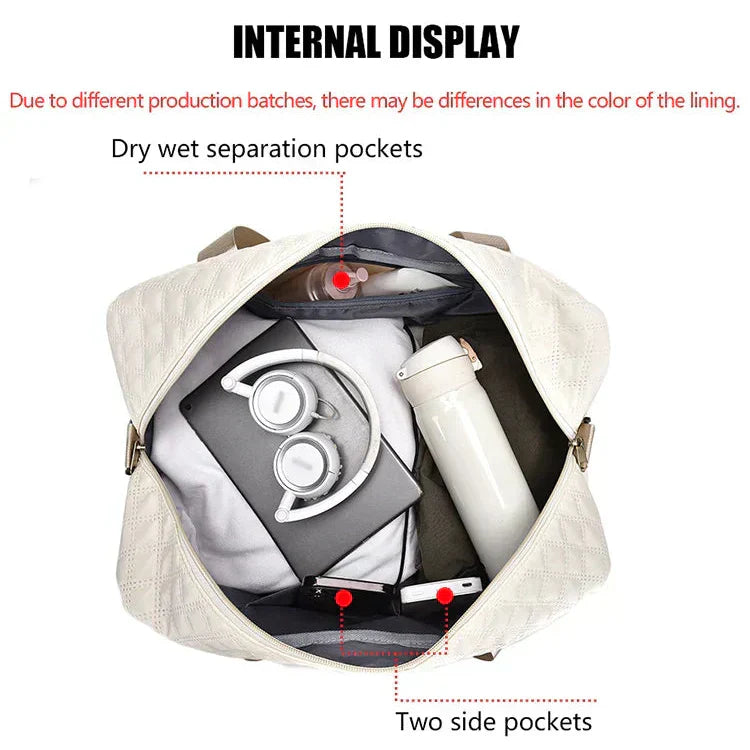 Weekend Bag for Men & Women | Sports Bag with Shoe Compartment | UrbanFold