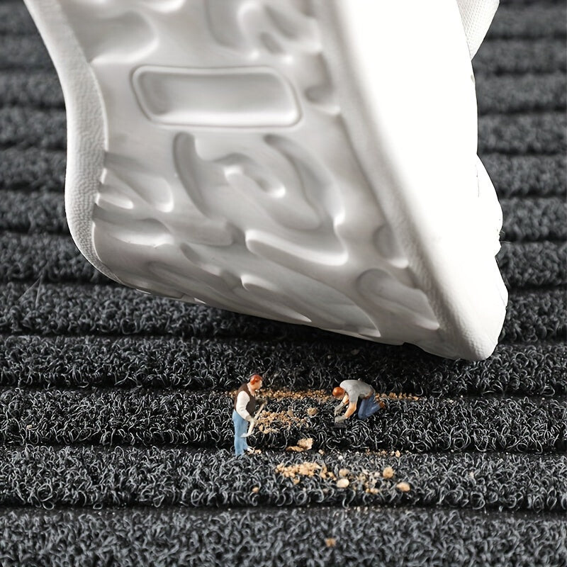 Weatherproof doormat for outdoor & indoor use | Dirt-trapping mat | Step-clear