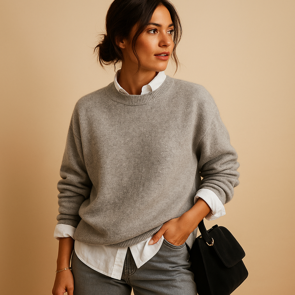 Damen Wollpullover – Elegante Passform mit minimalistischem Design