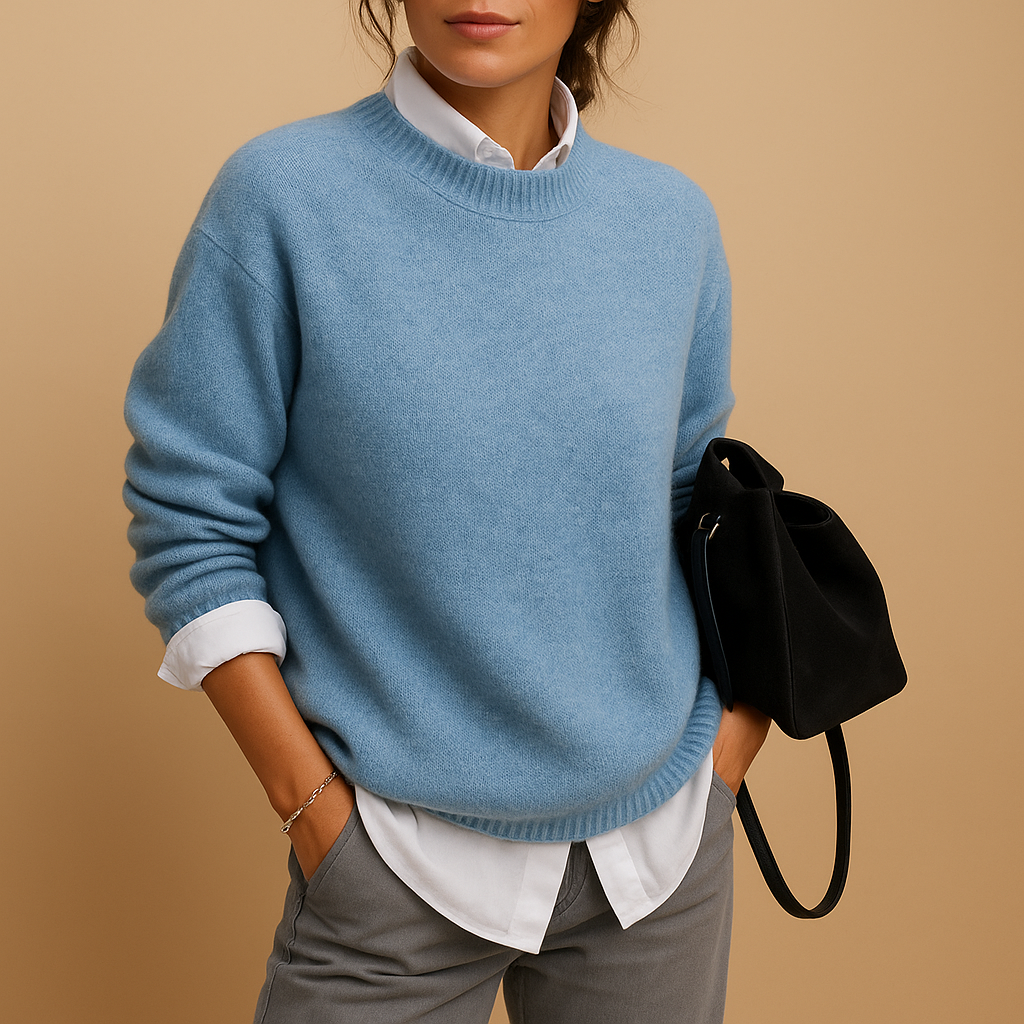Damen Wollpullover – Elegante Passform mit minimalistischem Design