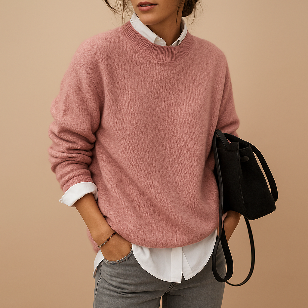 Damen Wollpullover – Elegante Passform mit minimalistischem Design